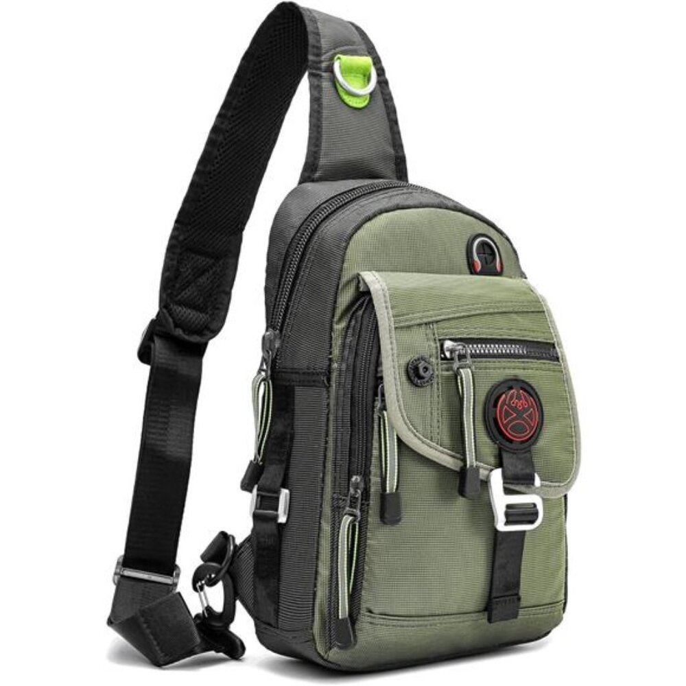 Sling Bag Chest Shoulder Backpack Crossbody Bags for iPad Tablet Outdoor Hiking